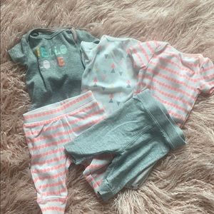 Newborn girl sets